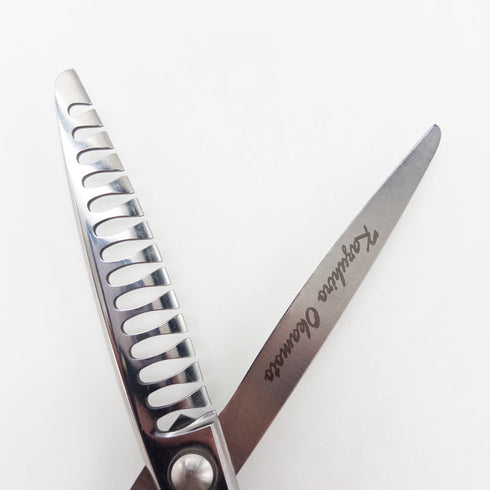 【MIYABI雅】YAMANAKA SPECIAL 14目 逆刃 7566-12 オフセット シザー セニング 美容ハサミ すきばさみ 美容師 理容師 約60~70% 右利き 6インチ 中古 sc3124