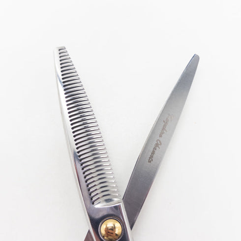 【MIYABI雅】YAMANAKA SPECIAL 逆刃 40目 オフセット シザー セニング 美容ハサミ すきばさみ 美容師 理容師 約35~40% 右利き 6インチ 中古 sc3127