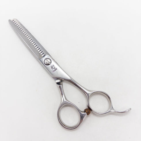 【ヒカリシザーズHIKARI光シザーHIKARI SCISSORS】726 オフセット シザー セニング 美容ハサミ すきばさみ 美容師 理容師 約60~70% 右利き 5.7インチ 中古 sc3132