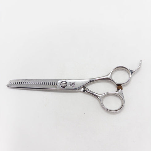 【ヒカリシザーズHIKARI光シザーHIKARI SCISSORS】726 オフセット シザー セニング 美容ハサミ すきばさみ 美容師 理容師 約60~70% 右利き 5.7インチ 中古 sc3132