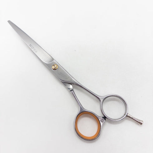 【内海ウツミUTSUMI】NOVA FB-60 シザー オフセット 理容 美容ハサミ 美容師 理容師 右利き 6インチ 中古 sc3133