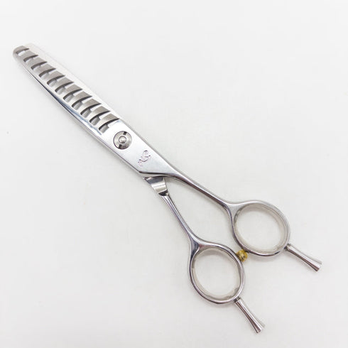 【心】SK2-611 トリミングシザー 右利き セニング トリマー ペット 6インチ 中古 sc3137