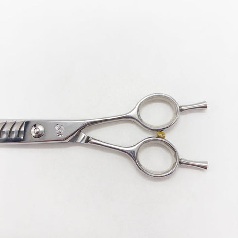 【心】SK2-611 トリミングシザー 右利き セニング トリマー ペット 6インチ 中古 sc3137