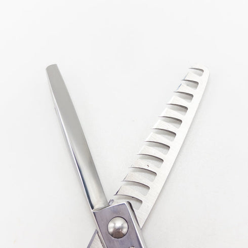 【心】SK2-611 トリミングシザー 右利き セニング トリマー ペット 6インチ 中古 sc3137