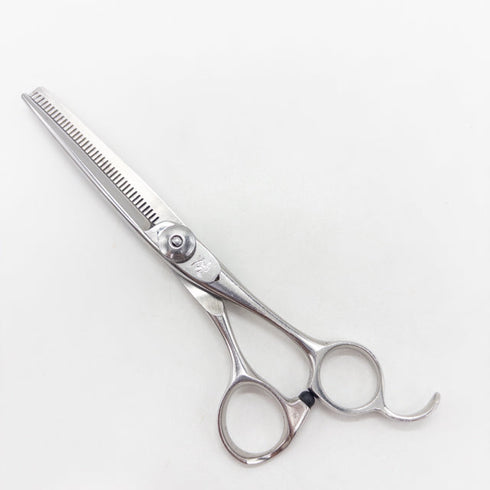 【ナルトシザーズ ナルトシザーNARUTO SCISSORS】 オフセット シザー セニング 美容ハサミ すきばさみ 美容師 理容師 約% 右利き 6インチ 中古 sc3139