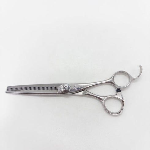 【ナルトシザーズ ナルトシザーNARUTO SCISSORS】 オフセット シザー セニング 美容ハサミ すきばさみ 美容師 理容師 約% 右利き 6インチ 中古 sc3139