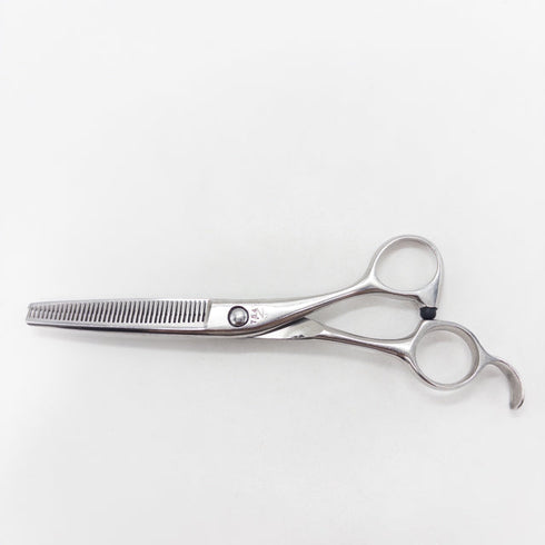 【ナルトシザーズ ナルトシザーNARUTO SCISSORS】 オフセット シザー セニング 美容ハサミ すきばさみ 美容師 理容師 約% 右利き 6インチ 中古 sc3139