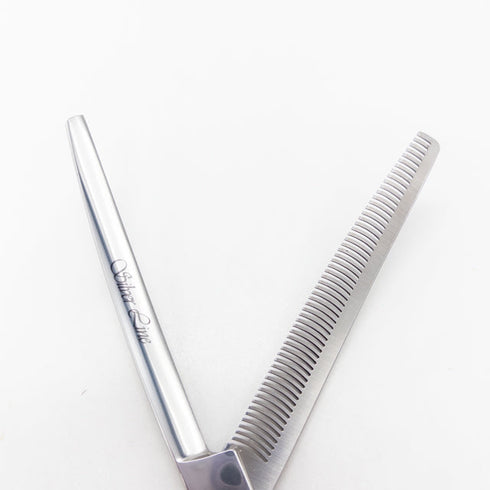 【シルバーラインSilverLine】MINICT7056マスターカーブ スキバサミ トリミングシザー 右利き セニング トリマー ペット 7インチ 中古 sc3147
