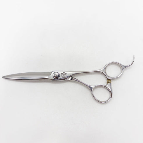 【マユミシザーMAYUMI】m scissors ドライカット スライド シザー オフセット 理容 美容ハサミ 美容師 理容師 右利き 6インチ 中古 sc3148
