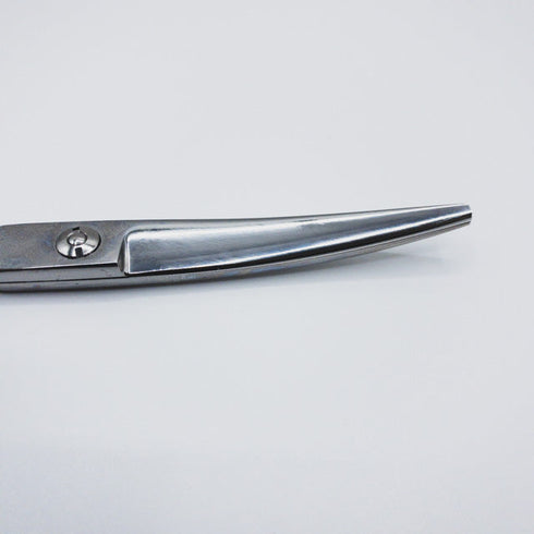 【メーカー不明】 トリミングシザー カーブ アール メガネ 右利き トリマー ペット 6インチ 中古 sc315