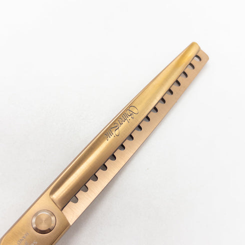 【シルバーラインSilverLine】ゴールドパンパン手品ハサミSUM7016 トリミングシザー 右利き セニング トリマー ペット 7インチ 中古 sc3151