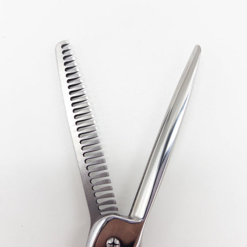 【ヒカリシザーズHIKARI光シザーHIKARI SCISSORS】c-evo L761 メガネ シザー セニング 美容ハサミ すきばさみ 美容師 理容師 約20~30% 左利き 6インチ 中古 sc3160