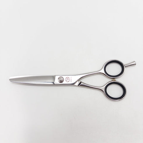 【アルファシザーas&co】NCW5.5 カーブ シザー メガネ 理容 美容ハサミ 美容師 理容師 右利き 5.5インチ 中古 sc3171