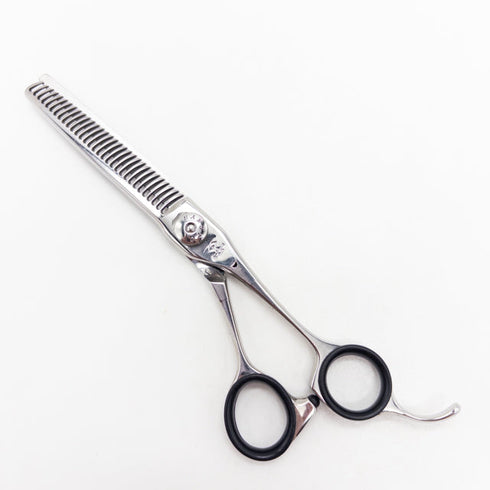 【ナルトシザーズ ナルトシザーNARUTO SCISSORS】二梳きヘネシーラムールS31 オフセット シザー セニング 美容ハサミ すきばさみ 美容師 理容師 約20~25% 右利き 5.8インチ 中古 sc3173