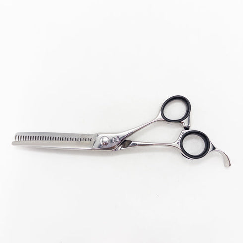 【ナルトシザーズ ナルトシザーNARUTO SCISSORS】二梳きヘネシーラムールS31 オフセット シザー セニング 美容ハサミ すきばさみ 美容師 理容師 約20~25% 右利き 5.8インチ 中古 sc3173
