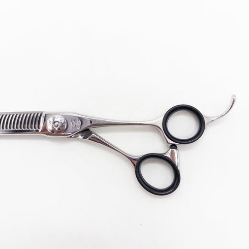 【ナルトシザーズ ナルトシザーNARUTO SCISSORS】二梳きヘネシーラムールS31 オフセット シザー セニング 美容ハサミ すきばさみ 美容師 理容師 約20~25% 右利き 5.8インチ 中古 sc3173