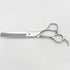 【ヒカリシザーズHIKARI光シザーHIKARI SCISSORS】6032 オフセット シザー セニング 美容ハサミ すきばさみ 美容師 理容師 約40% 右利き 6インチ 中古 sc3183
