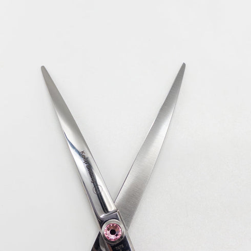 【TATE4 Doggies】カーブシザー トリミングシザー メガネ 右利き トリマー ペット 6.5インチ 中古 sc3188
