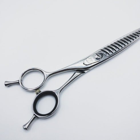 美品【YAGYU柳生】NSH14M メガネシザー セニング 美容ハサミ すきばさみ 約35~50% 左利き 6インチ 中古 sc32