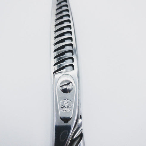 美品【YAGYU柳生】NSH14M メガネシザー セニング 美容ハサミ すきばさみ 約35~50% 左利き 6インチ 中古 sc32