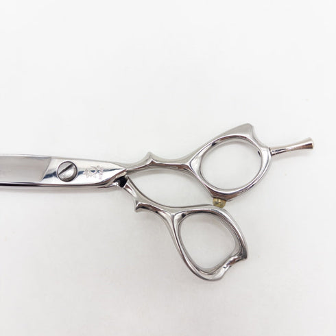 【ヒカリシザーズHIKARI光シザーHIKARI SCISSORS】B-DRY COSMOS163 ドライカット スライド シザー オフセット 理容 美容ハサミ 美容師 理容師 右利き 5.6インチ 中古 sc3201
