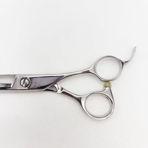【ヒカリシザーズHIKARI光シザーHIKARI SCISSORS】RAY COSMOS 132レイコスモス シザー オフセット 理容 美容ハサミ 美容師 理容師 右利き 7インチ 中古 sc3230