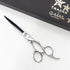 美品【トラックスシザーズ トラックスシザーTRACKS SCISSORS】DIA60 シザー オフセット 理容 美容ハサミ 美容師 理容師 右利き 6インチ 中古 sc3263