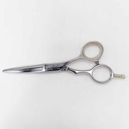 美品【ヒカリシザーズHIKARI光シザーHIKARI SCISSORS】E-2 シザー オフセット 理容 美容ハサミ 美容師 理容師 右利き 5.3インチ 中古 sc3267
