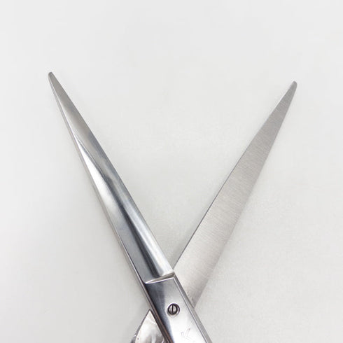 【ヒカリシザーズHIKARI光シザーHIKARI SCISSORS】K シザー オフセット 理容 美容ハサミ 美容師 理容師 右利き 7インチ 中古 sc3268
