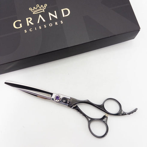 【GRANDグランド UKクラフト】Livertaリベルタ シザー オフセット 理容 美容ハサミ 美容師 理容師 右利き 6インチ 中古 sc3284