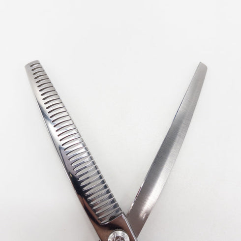 【シルバーラインSilverLine】消しゴム手品カーブハサミMDC7535 トリミングシザー メガネ 右利き トリマー ペット 7.5インチ 中古 sc3294