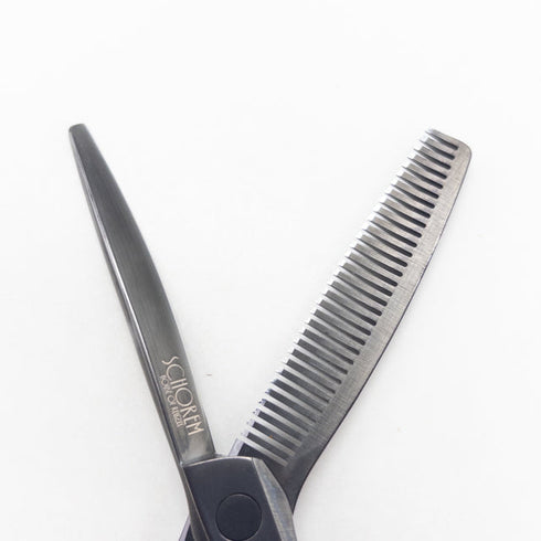 【ミズタニシザーズ ミズタニシザーMIZUTANI SCISSORS】SCHOREM MASTER33 シュコーラムマスター オフセット シザー セニング 美容ハサミ すきばさみ 美容師 理容師 約25~30% 右利き 5.8インチ 中古 sc3308