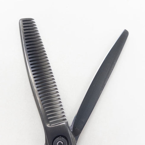 【ミズタニシザーズ ミズタニシザーMIZUTANI SCISSORS】SCHOREM MASTER33 シュコーラムマスター オフセット シザー セニング 美容ハサミ すきばさみ 美容師 理容師 約25~30% 右利き 5.8インチ 中古 sc3308
