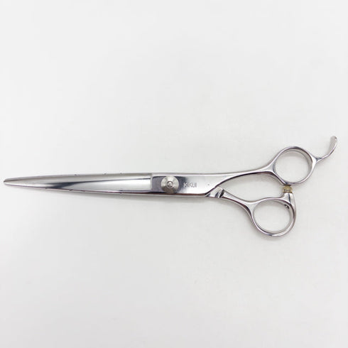 【キクイシザーズ キクイシザーKIKUI】 シザー オフセット 理容 美容ハサミ 美容師 理容師 右利き 6.8インチ 中古 sc3310