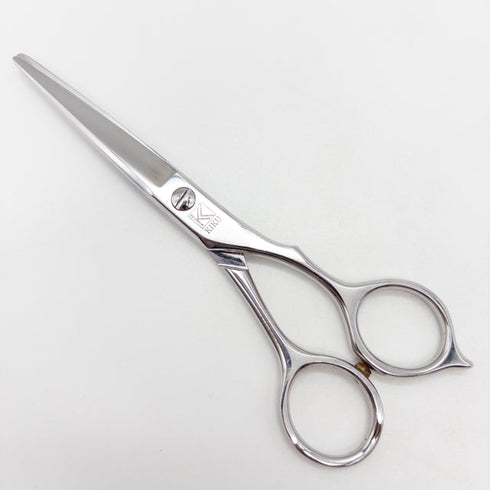 【キクオオカワKIKU OKAWA】Dcut 55 シザー メガネ 理容 美容ハサミ 美容師 理容師 右利き 5.5インチ 中古 sc3314