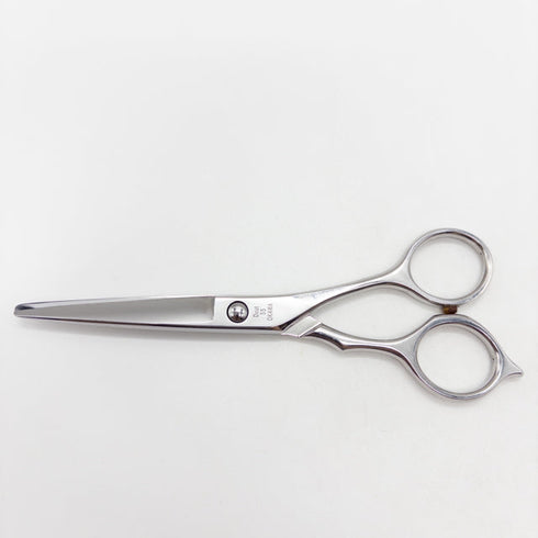 【キクオオカワKIKU OKAWA】Dcut 55 シザー メガネ 理容 美容ハサミ 美容師 理容師 右利き 5.5インチ 中古 sc3314