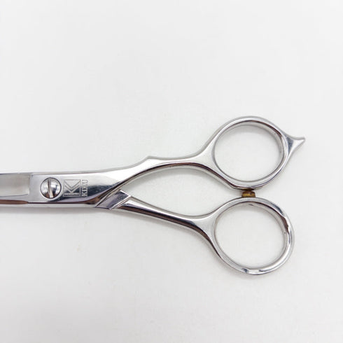 【キクオオカワKIKU OKAWA】Dcut 55 シザー メガネ 理容 美容ハサミ 美容師 理容師 右利き 5.5インチ 中古 sc3314