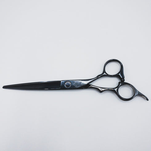 【ハヤシシザーズ ハヤシシザーHAYASHI SCISSORS】V-ME-AT-6.5ブラックコーティング シザー オフセット 理容 美容ハサミ 美容師 理容師 右利き 6.5インチ 中古 sc332
