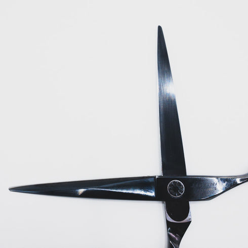 【ハヤシシザーズ ハヤシシザーHAYASHI SCISSORS】V-ME-AT-6.5ブラックコーティング シザー オフセット 理容 美容ハサミ 美容師 理容師 右利き 6.5インチ 中古 sc332