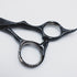 【ハヤシシザーズ ハヤシシザーHAYASHI SCISSORS】V-ME-AT-6.5ブラックコーティング シザー オフセット 理容 美容ハサミ 美容師 理容師 右利き 6.5インチ 中古 sc332
