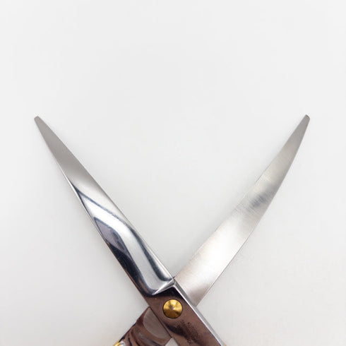 【シルバーラインSilverLine】国民三銃士ノコギリ刃カーブKUTC700 トリミングシザー メガネ 右利き トリマー ペット 7インチ 中古 sc3321