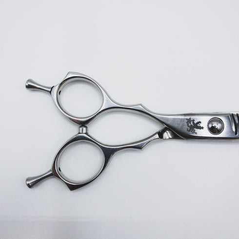 【トラックスシザーズ トラックスシザーTRACKS SCISSORS】LKEEP25 オフセット シザー セニング 美容ハサミ すきばさみ 美容師 理容師 約20~25% 左利き 6インチ 中古 sc333