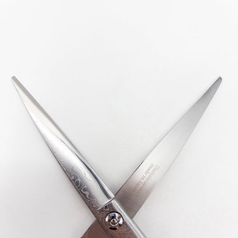 新品未使用【ルクスシザーLUXE】Damascus-Long6.5ダマスカス シザー オフセット 理容 美容ハサミ 美容師 理容師 右利き 6.5インチ 中古 sc3333