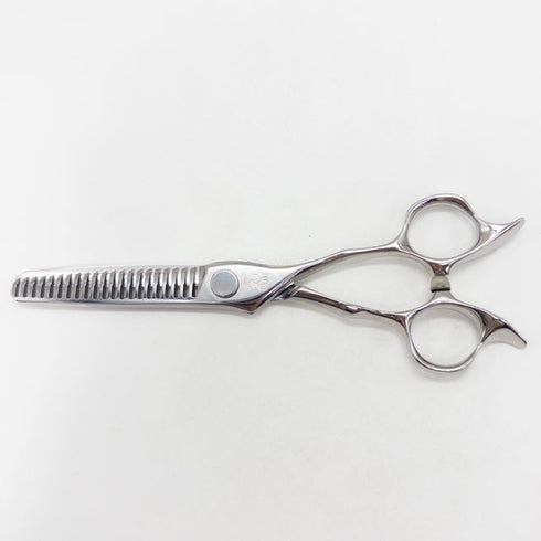 【ヒカリシザーズHIKARI光シザーHIKARI SCISSORS】SEV COSMOS S-21M メガネ シザー セニング 美容ハサミ すきばさみ 美容師 理容師 約20~25% 右利き 6インチ 中古 sc3352