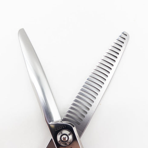新品同様【トラックスシザーズ トラックスシザーTRACKS SCISSORS】KEEP25 メガネ シザー セニング 美容ハサミ すきばさみ 美容師 理容師 約20~25% 右利き 5.8インチ 中古 sc3355