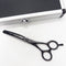 美品【ヘアリセッターHAIR RESETTER】TRINEBONEトラインボーン 特殊セニング オフセット シザー セニング 美容ハサミ すきばさみ 美容師 理容師 約% 右利き 6.5インチ 中古 sc3356