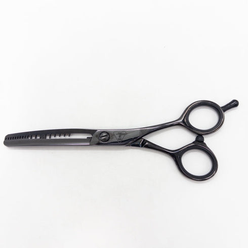 美品【ヘアリセッターHAIR RESETTER】TRINEBONEトラインボーン 特殊セニング オフセット シザー セニング 美容ハサミ すきばさみ 美容師 理容師 約% 右利き 6.5インチ 中古 sc3356