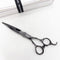 【ハヤシシザーズ ハヤシシザーHAYASHI SCISSORS】HYS-MAX67-KRETER-HINERI-6.2-DLC MARK-Ⅳ シザー オフセット 理容 美容ハサミ 美容師 理容師 右利き 6.2インチ 中古 sc3360