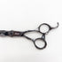 【ハヤシシザーズ ハヤシシザーHAYASHI SCISSORS】HYS-MAX67-KRETER-HINERI-6.2-DLC MARK-Ⅳ シザー オフセット 理容 美容ハサミ 美容師 理容師 右利き 6.2インチ 中古 sc3360