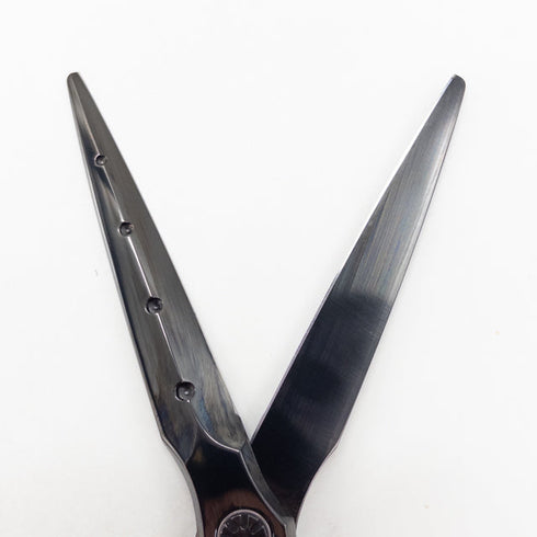 【ハヤシシザーズ ハヤシシザーHAYASHI SCISSORS】HYS-MAX67-KRETER-HINERI-6.2-DLC MARK-Ⅳ シザー オフセット 理容 美容ハサミ 美容師 理容師 右利き 6.2インチ 中古 sc3360